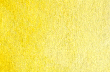 Bright watercolor yellow background. Background for illustrations