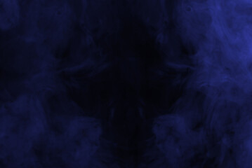 Red steam on a black background.