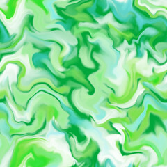 Abstract seamless pattern. Marble swirl futuristic acrylic illustration with distortion. Colorful background. Vibrant texture for modern design, print, fabric, textile, wallpaper.