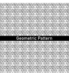 Geometric seamless pattern black and white background design