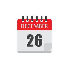 December calender date