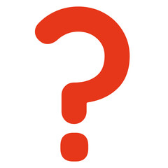 red question mark transparent png