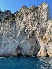 cliffs over sea