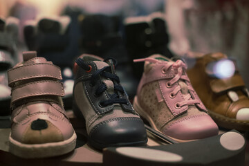 Store ham with used children's shoes or just a shoe shelf.