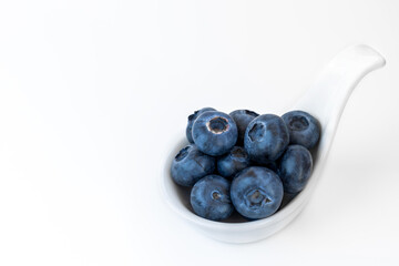 blueberry berries on a white background