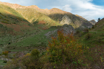 Western Valleys Natural Park in the Pyrenees mountains Huesca Aragon Spain
