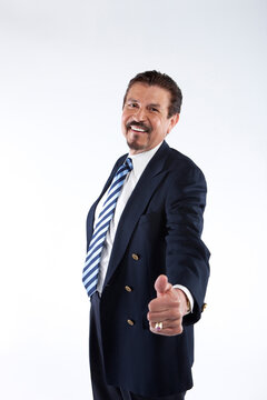 Man photographed in the studio.