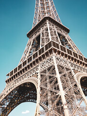 Eiffel Tower in city of Paris