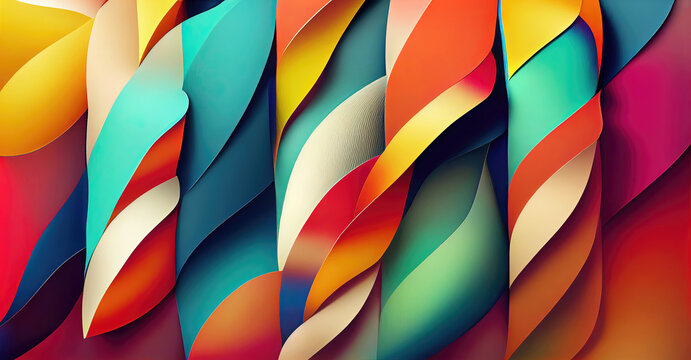 Colorful abstract wallpaper pattern vintage design illustration
