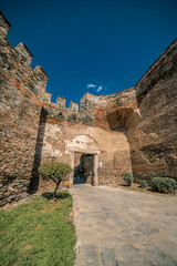 Scenes from Trigonioy Tower,  location old city of Thessaloniki, Greece  - 546654471