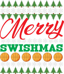 Merry swishmars t-shirt design