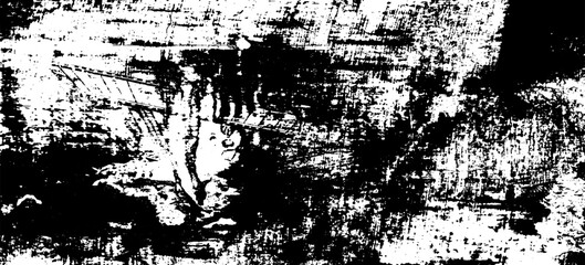 Scratched and Cracked Grunge Urban Background Texture Vector. Dust Overlay Distress Grainy Grungy Effect. Distressed Backdrop Vector Illustration. Isolated Black on White Background. EPS 10.