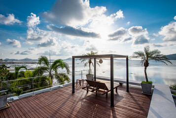rooftop at luxury hotel resort in Phuket - Thailand