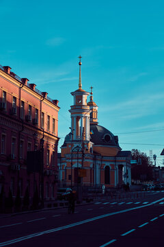 Old town in Kyiv, Ukraine