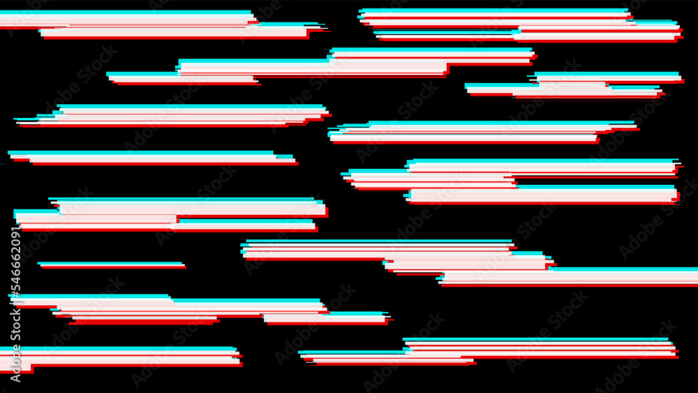 Poster glitch distorted style background. digital modern effect of damaged screen. for game screens, web-si