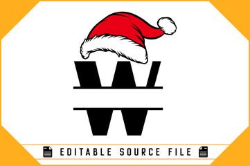 Christmas Monogram SVG & PNG A-Z Alphabet Cricut, Silhouette, cut files