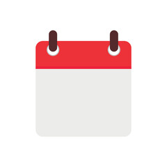 calendar isolated on white background