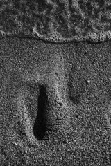 Trace in the sand