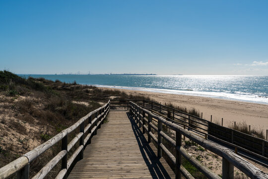 A place where green merges with the blue of the sea. Full of tranquility and ideal to get in touch with nature. Rota, Andalusia, Spain