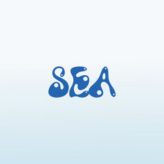 Sea logo design idea and inspiration