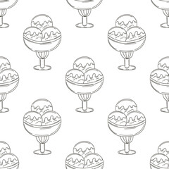 Coloring seamless pattern. Print for cloth design, textile, fabric, wallpaper