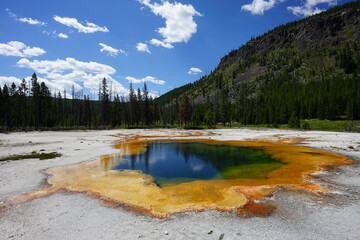 yellowstone hot spring