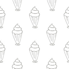 Coloring seamless pattern. Print for cloth design, textile, fabric, wallpaper
