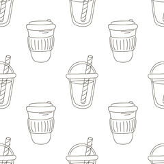 Coloring seamless pattern. Print for cloth design, textile, fabric, wallpaper