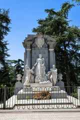 Monument to Infanta Isabel de Borbón "La Chata" by architect García Lomas and sculptor Zaragoza (circa 1955), Madrid