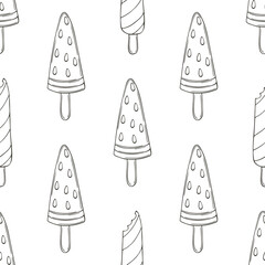 Coloring seamless pattern. Print for cloth design, textile, fabric, wallpaper