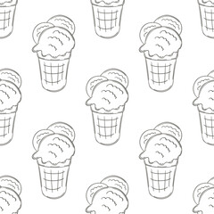 Coloring seamless pattern. Print for cloth design, textile, fabric, wallpaper