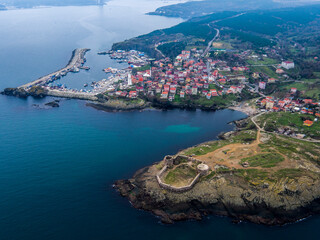 castle, harbour, village, north of istanbul