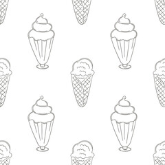 Coloring seamless pattern. Print for cloth design, textile, fabric, wallpaper