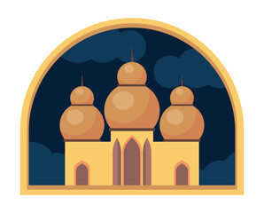 muslim mosque in arch