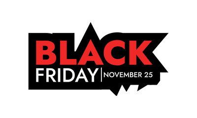 black friday vector, black friday november 25
