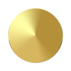 gold dot circle and pin