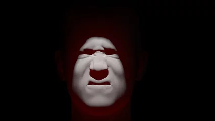 when your face is tense in the toilet but you don't know you've been scanned 3d render 3d model © cggold