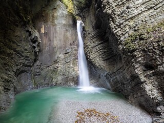 Kozjac waterfall, Slovenia