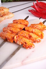 grilled shrimp on a grill