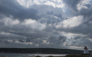 Stormy Skies over Neil's Harbor, Nova Scotia
