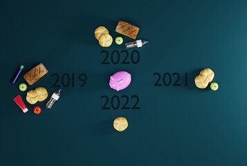Basket of products in the time range from 2019 to 2022. The concept of inflation, problems with...