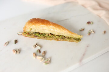 baklava turkish desert with pistachios