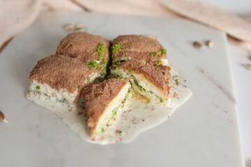 cold baklava soguk baklava