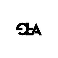eta letter initial monogram logo design - obrazy, fototapety, plakaty