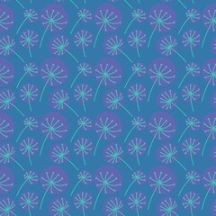 Fototapeta na wymiar Floral seamless flower pattern for wrapping and linens and fabrics and clothes print and kids and kitchen textiles