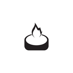 Candle Vectors Illustrations icon background