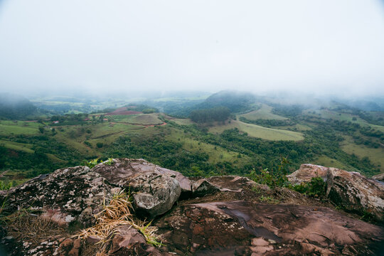 beutiful landscape in botucatu
