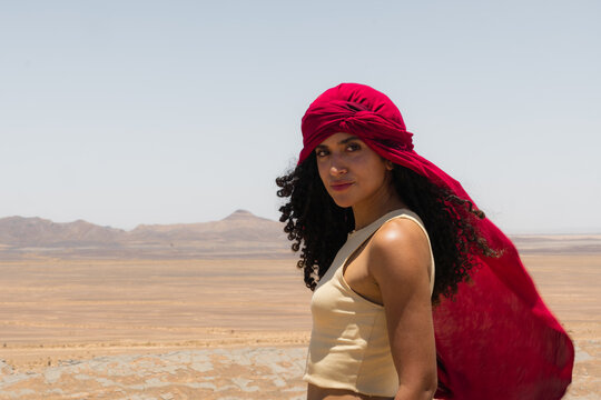 Berber woman Wearing headscarf