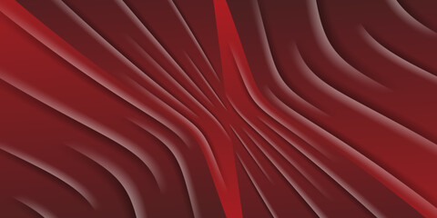 Abstract red modern decorative banner background