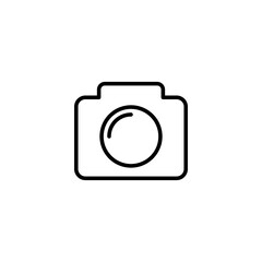 Camera icon vector illustration. photo camera sign and symbol. photography icon.